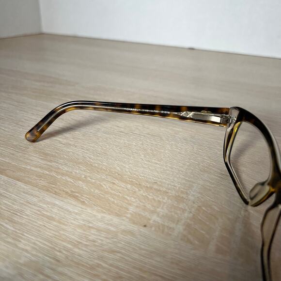Chanel 3162 c.763 Eyeglasses Tortoise Shell Frame 51-16-135 Made in Italy - Picture 4 of 8